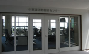 間仕切りの工事（セキュリティの部分）